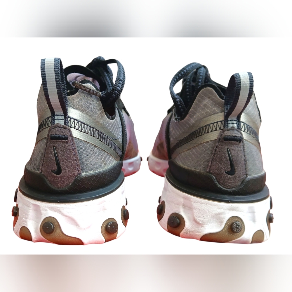 Nike React Element 87 Men's Sneakers - Black and Gray- Size 6 - Picture 13 of 16